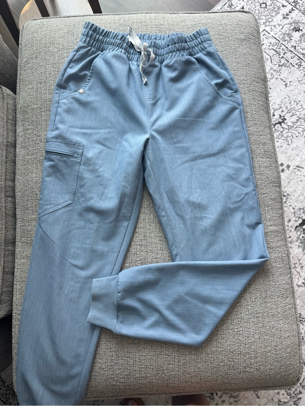 Figs Heather Denim Scrub Joggers